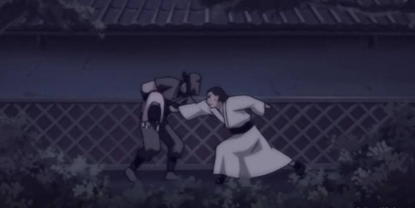 Hiashi Kills the Kumo head Ninja