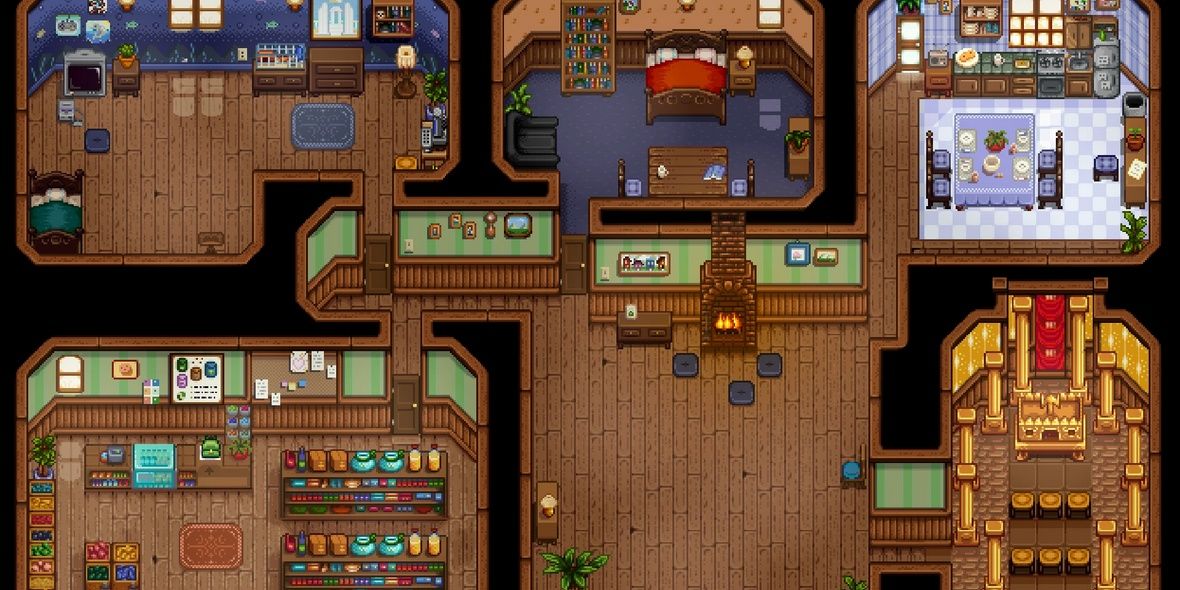 DaisyNiko's Earthy Interiors mod for Stardew Valley