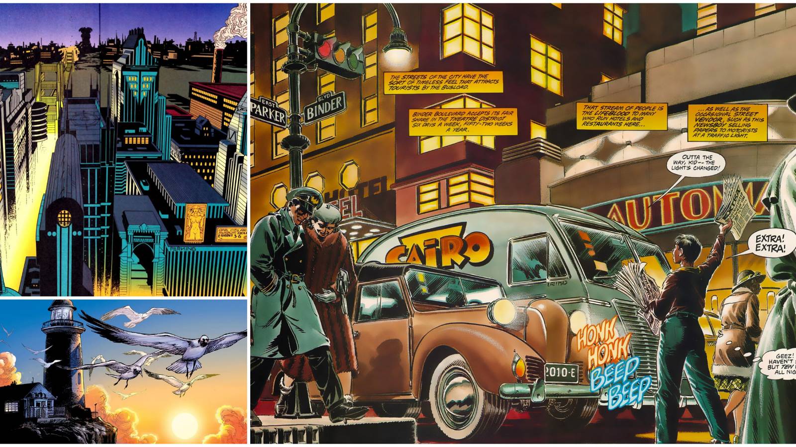 DC Best Cities- Opal City Amnesty Bay Fawcett City