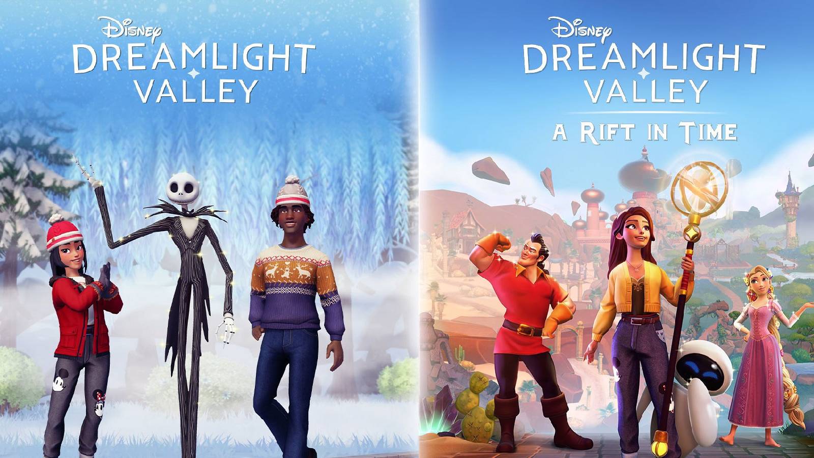 Disney Dreamlight Valley Pumpkin King update and DLC art.