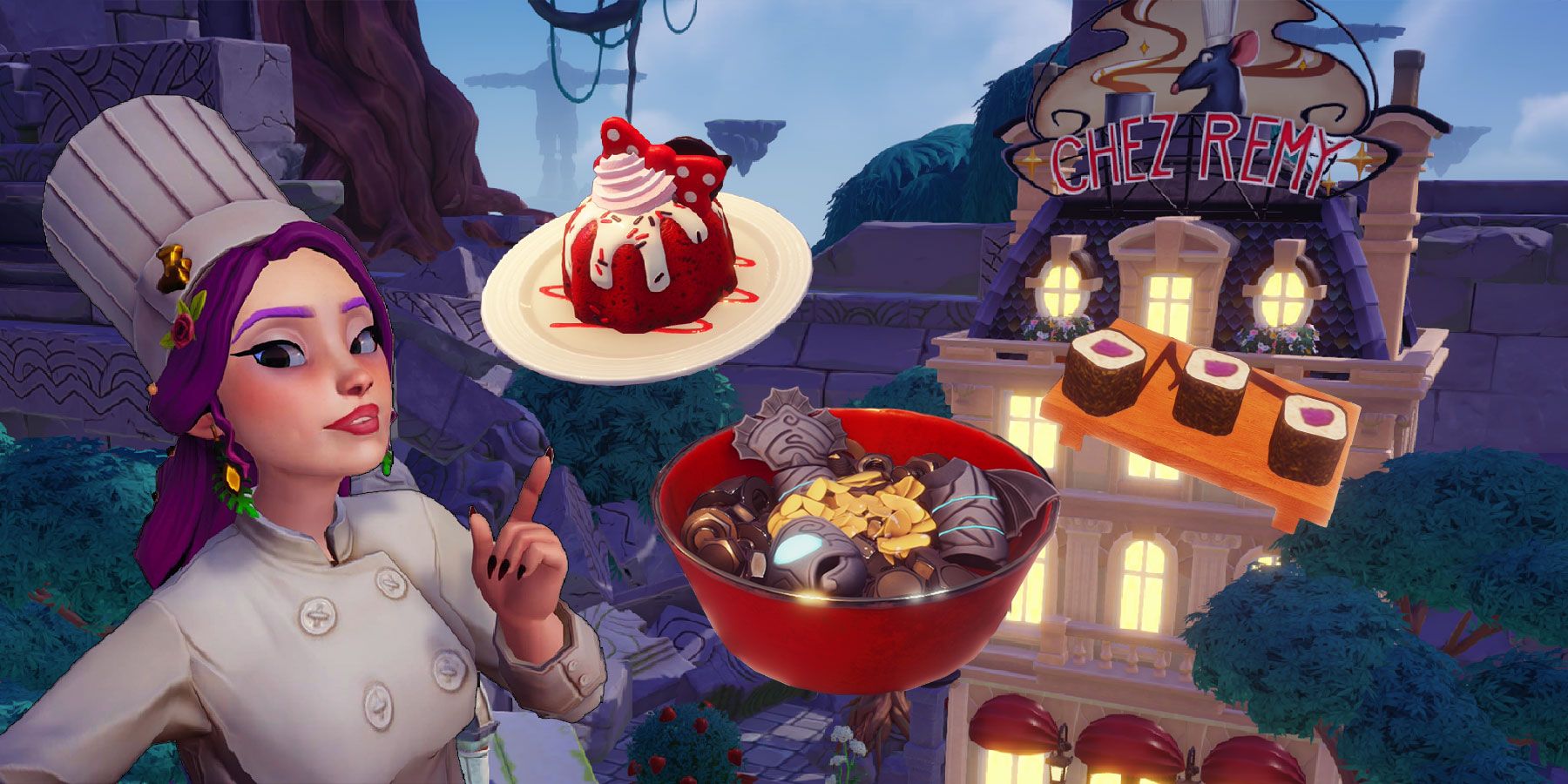 Cooking recipes in Disney Dreamlight Valley