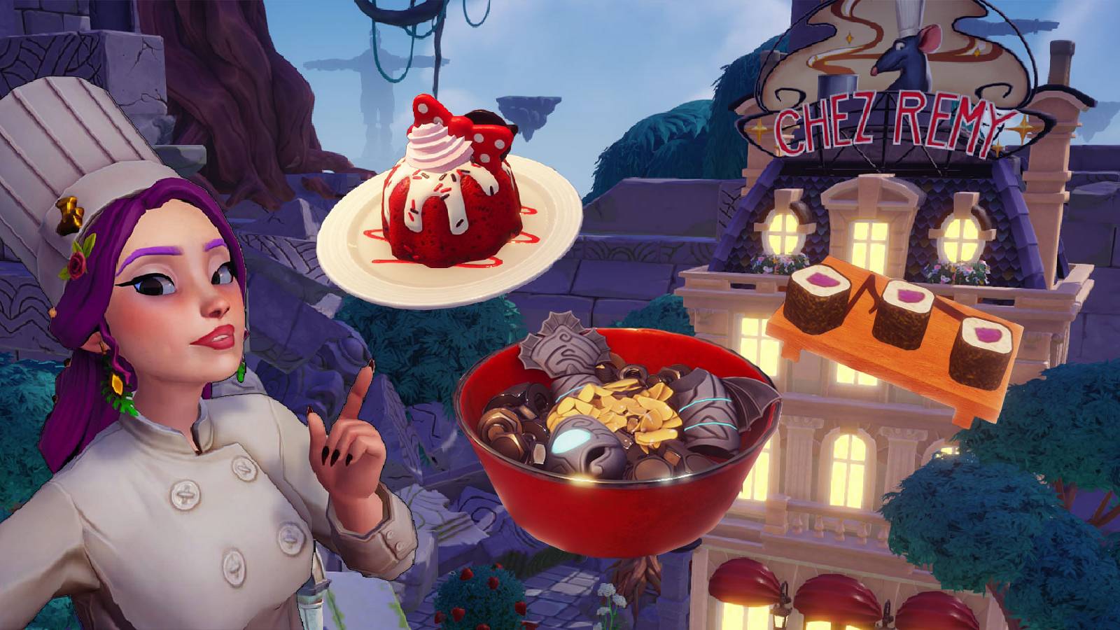 Cooking recipes in Disney Dreamlight Valley