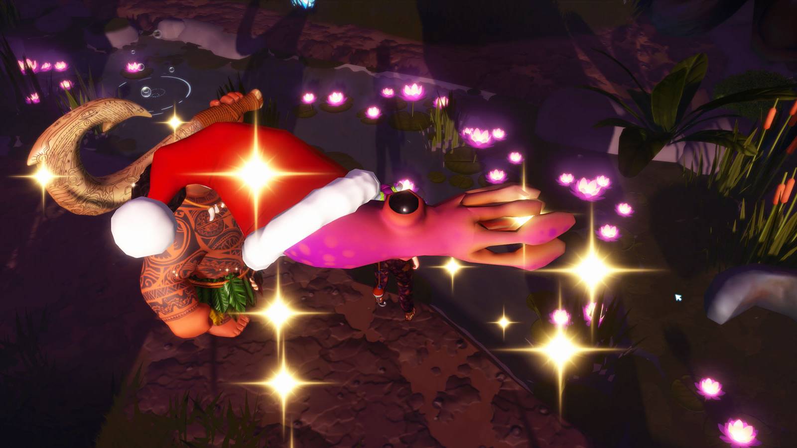 Catching Festive Squid in Disney Dreamlight Valley