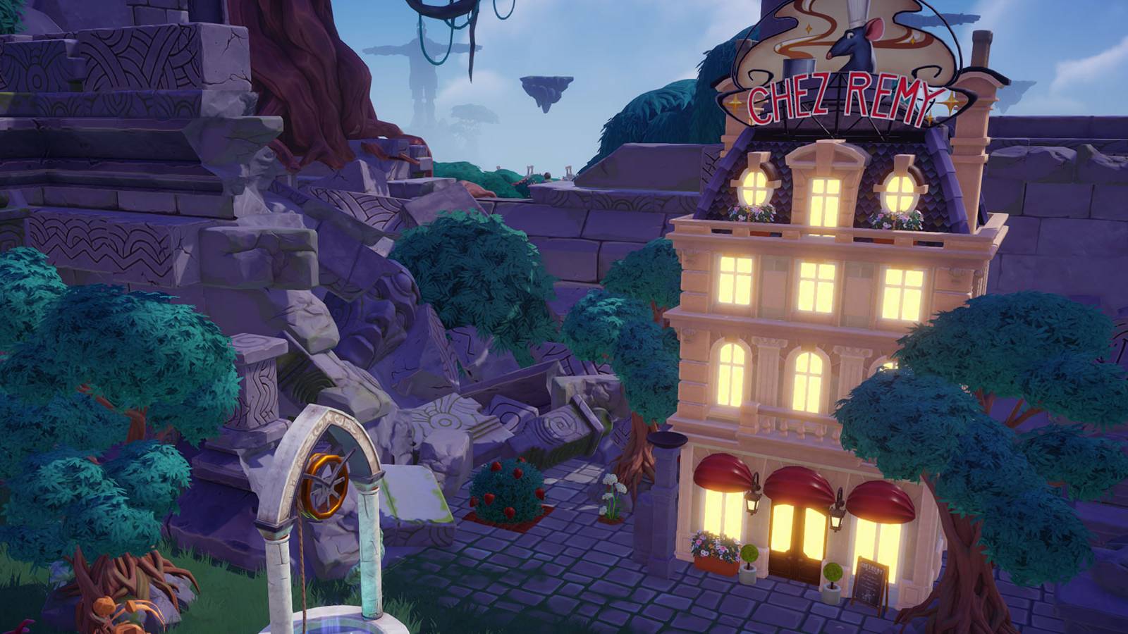Chez Remy on Eternity Isle in Disney Dreamlight Valley.