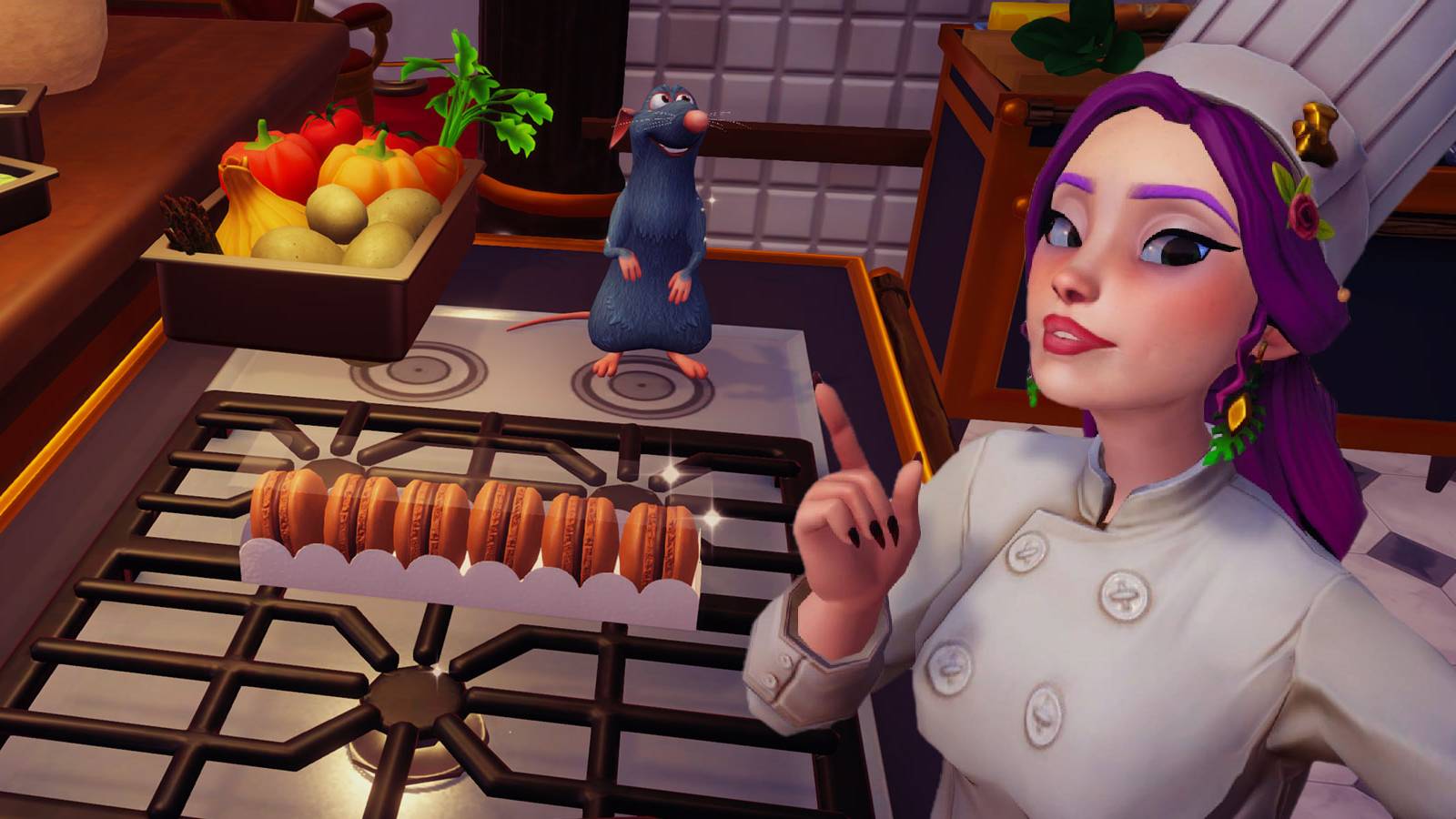 Chocolate Macarons in Disney Dreamlight Valley