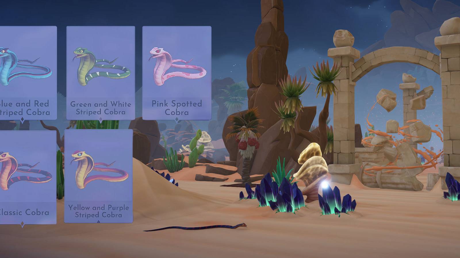 Cobras in Disney Dreamlight Valley