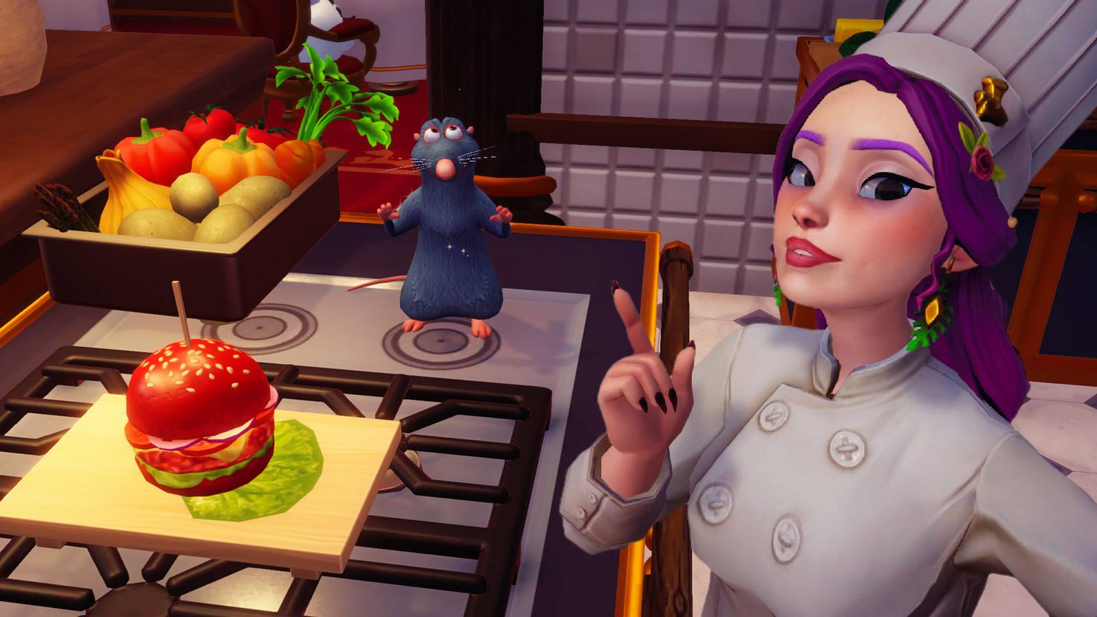 Crimson Burger recipe in Disney Dreamlight Valley