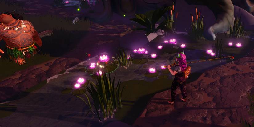 Festive Fishing Pool in Disney Dreamlight Valley