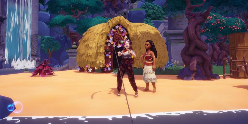 Fishing in Ancient's Landing in Disney Dreamlight Valley