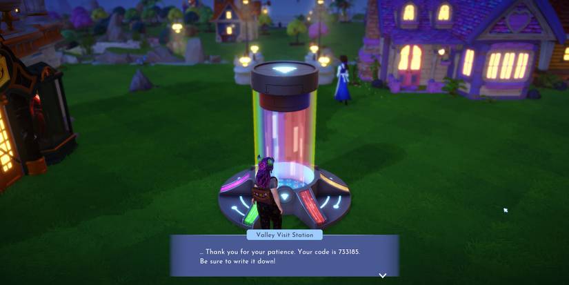 Getting a secret code for multiplayer in Disney Dreamlight Valley