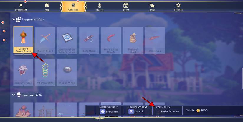 Daily Timebending Fragment in Disney Dreamlight Valley