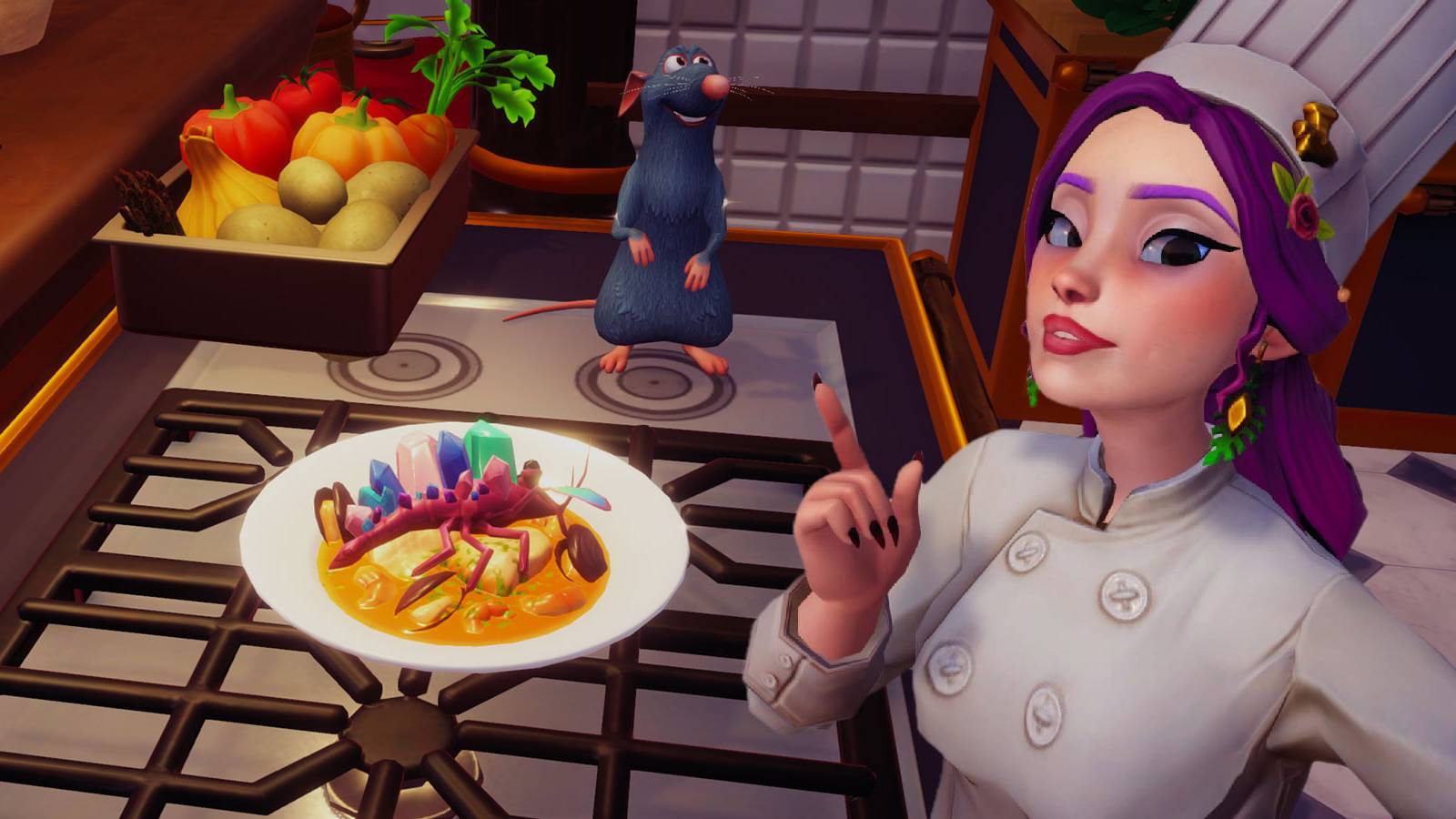 Rainbouillabaisse meal in Disney Dreamlight Valley