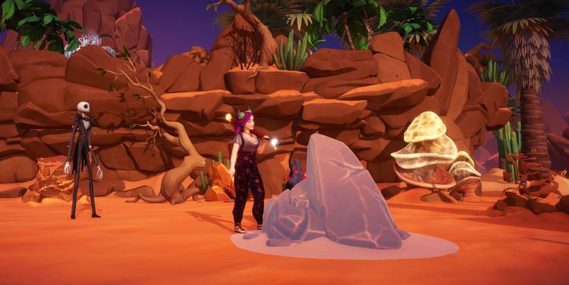 Removing Large Copper Rocks in Disney Dreamlight Valley