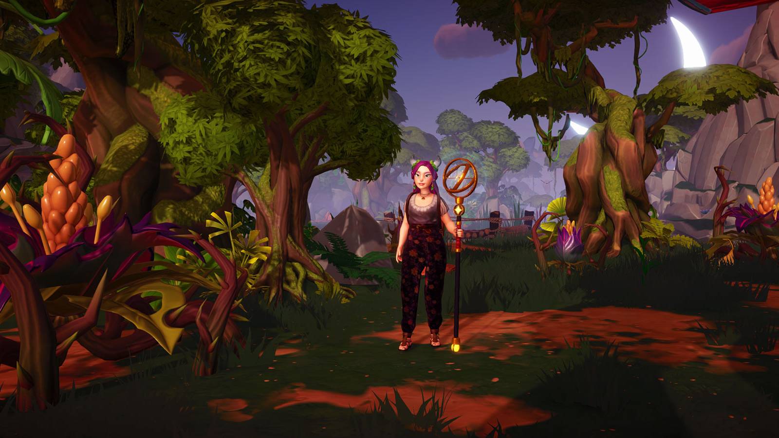 Small and Large Evil Plants in Disney Dreamlight Valley