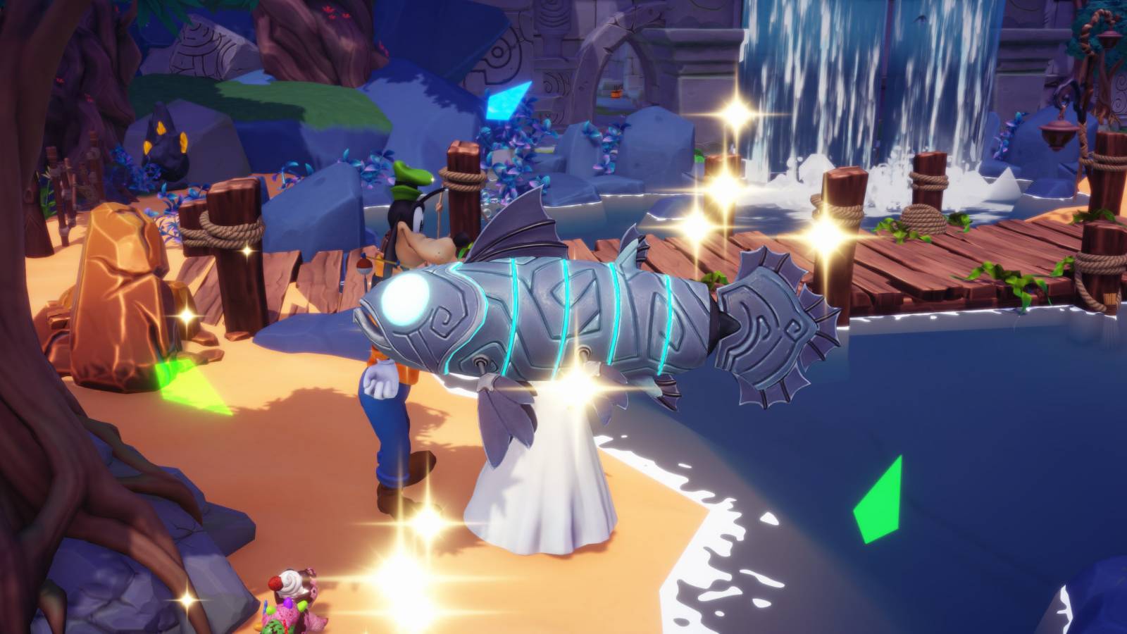 disney dreamlight valley robot fish location