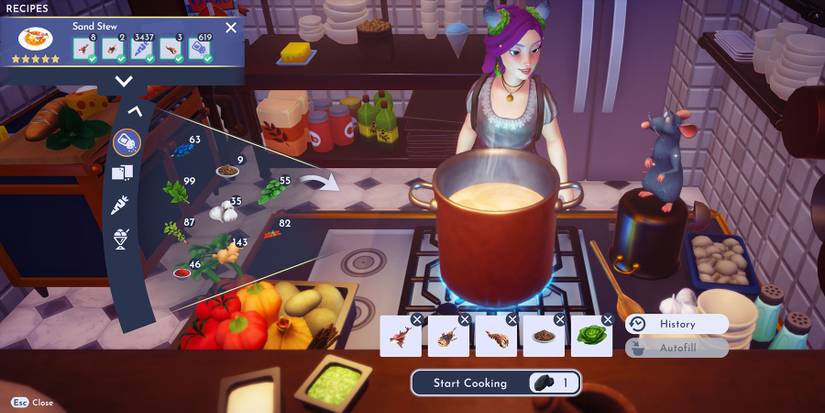 Sand Stew recipe in Disney Dreamlight Valley