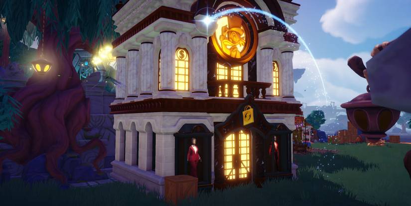 Scrooge's Store on Eternity Isle in Disney Dreamlight Valley