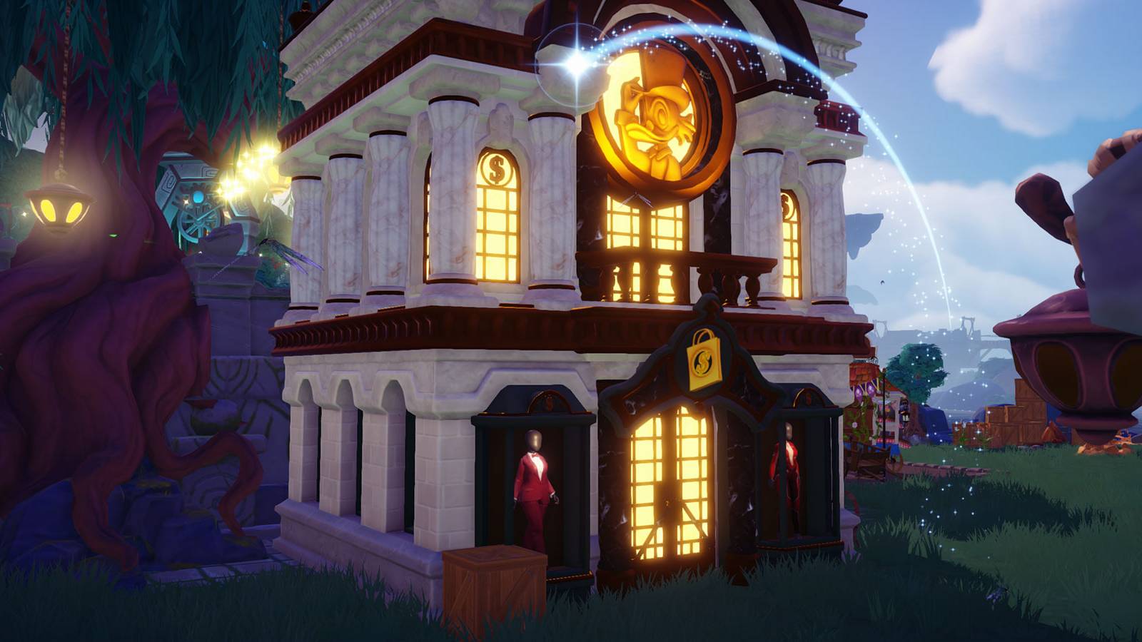 Scrooge's Store on Eternity Isle in Disney Dreamlight Valley