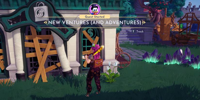 Scrooge's Store on Eternity Isle in Disney Dreamlight Valley