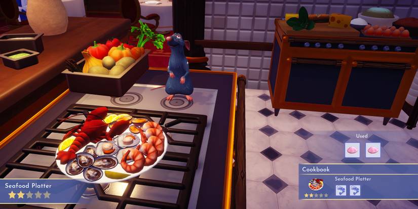 Seafood Platter in Disney Dreamlight Valley