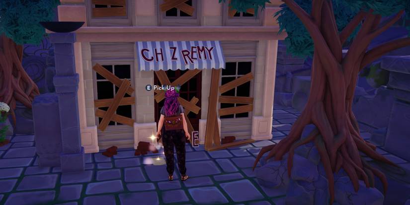 Locating Eternity Isle menu in Disney Dreamlight Valley.