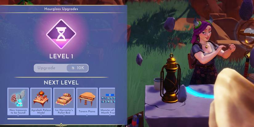 Upgrading the Royal Hourglass in Disney Dreamlight Valley