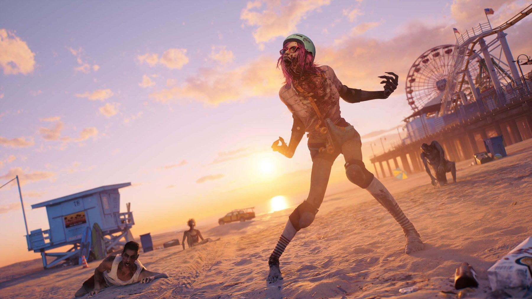 dead island 2 zombie on beach