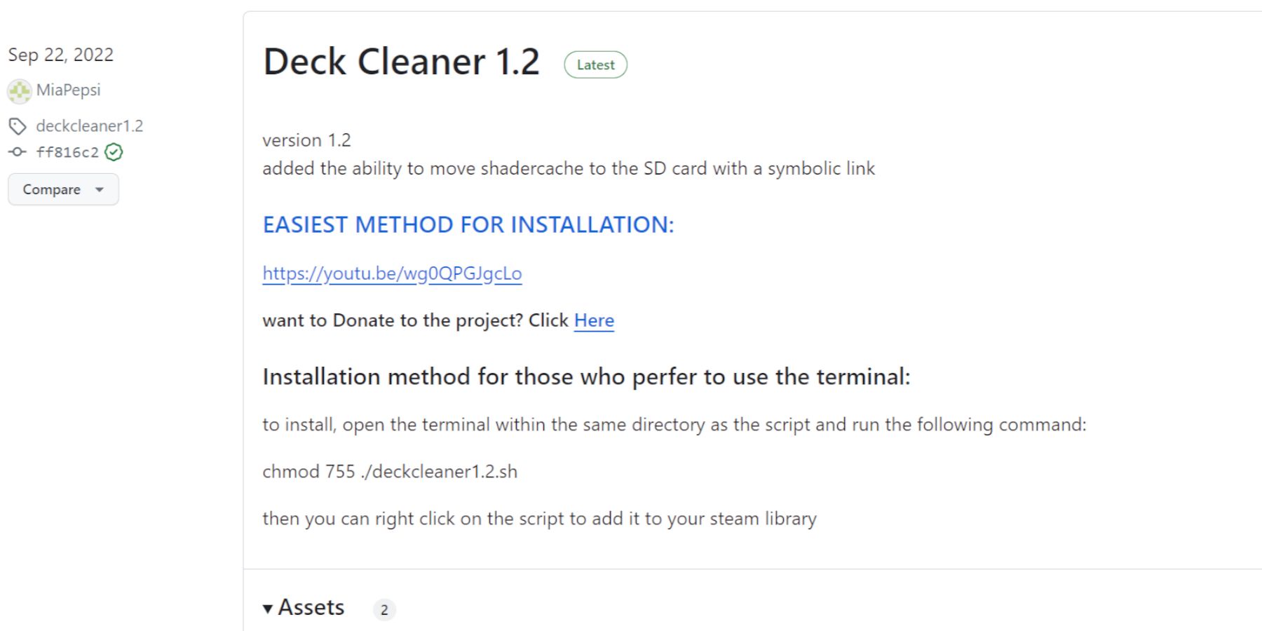 Deck Cleaner 1.2