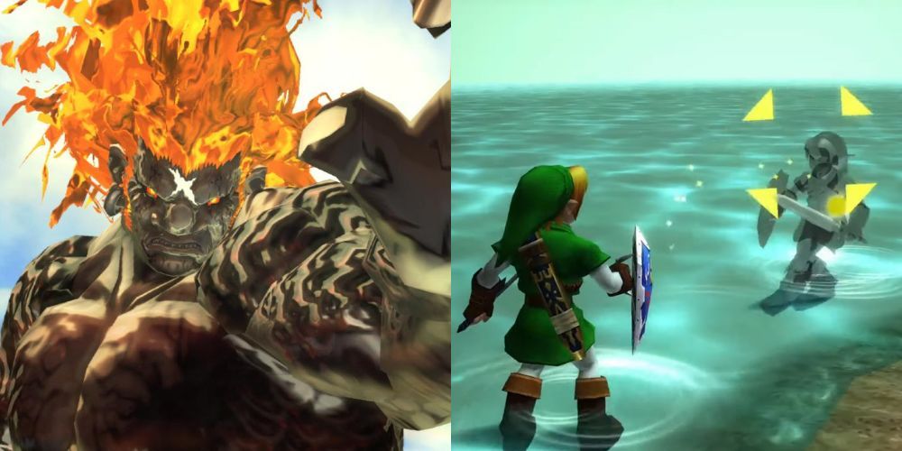 Demise the Demong King in Skyward Sword, and Dark Link in Ocarina of Time 3D.