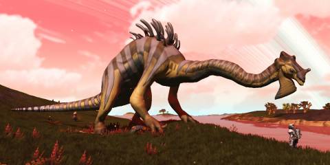 An image of Diplo Dinos from The No Man's Sky