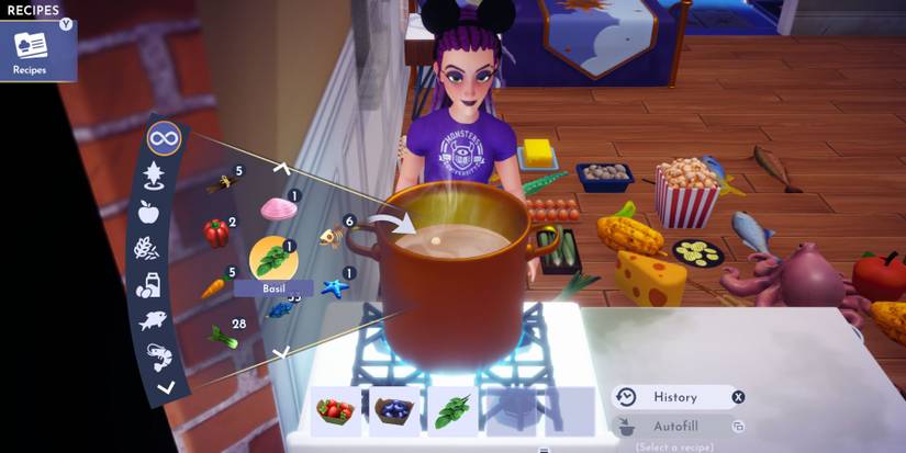 Disney dreamlight valley how to make basil berry salad