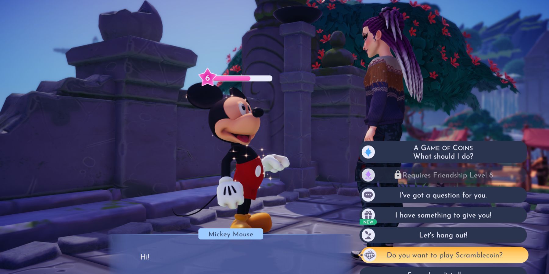 disney dreamlight valley how to start scramblecoin