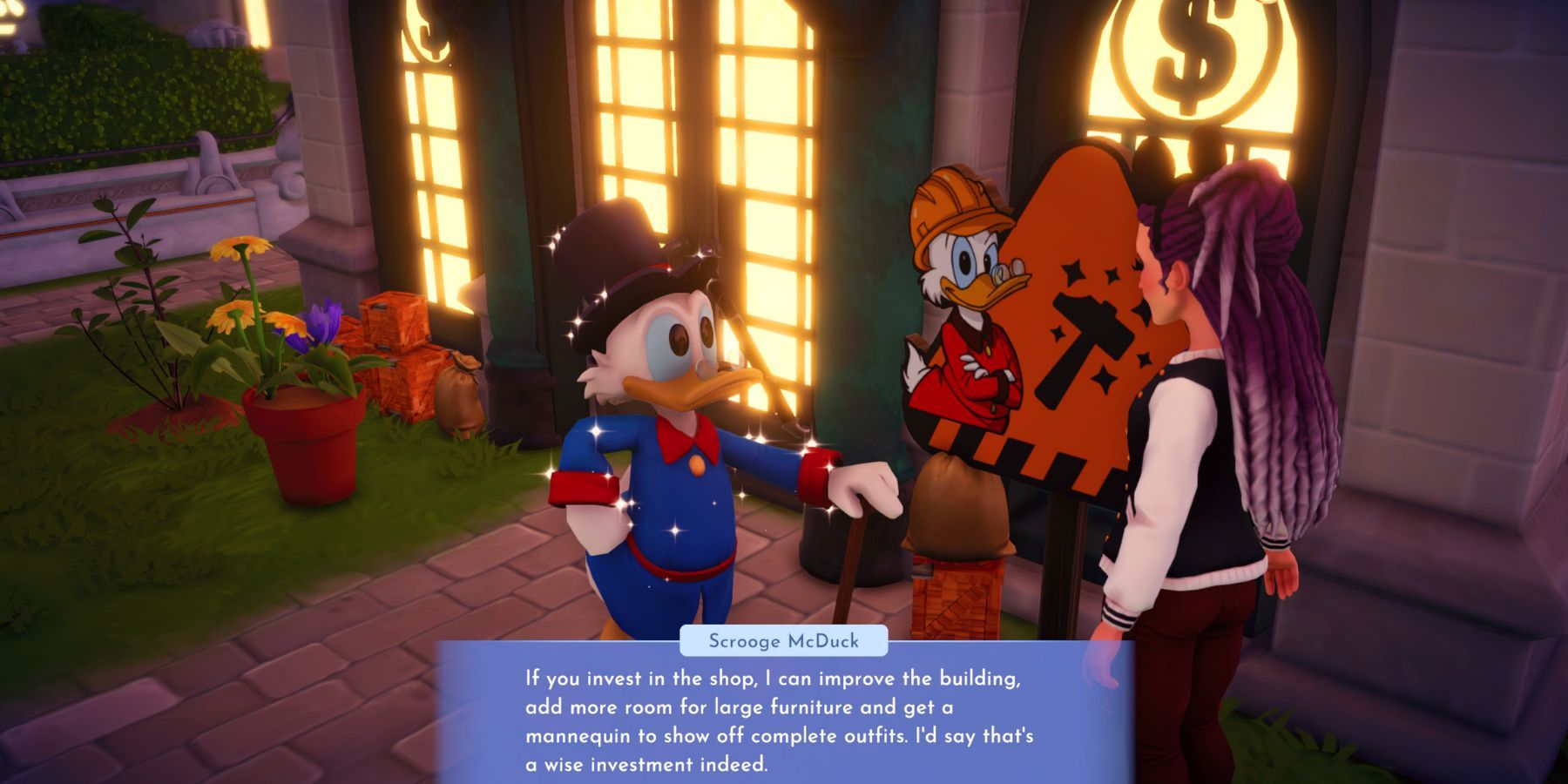 atualização da loja Disney Dreamlight Valley Patinhas McDuck