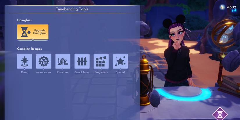 disney dreamlight valley timebending table