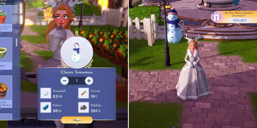 do you wanna build a snowman duty in disney dreamlight valley