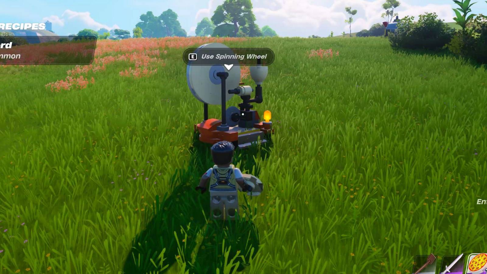 Spinning Wheel in Lego Fortnite