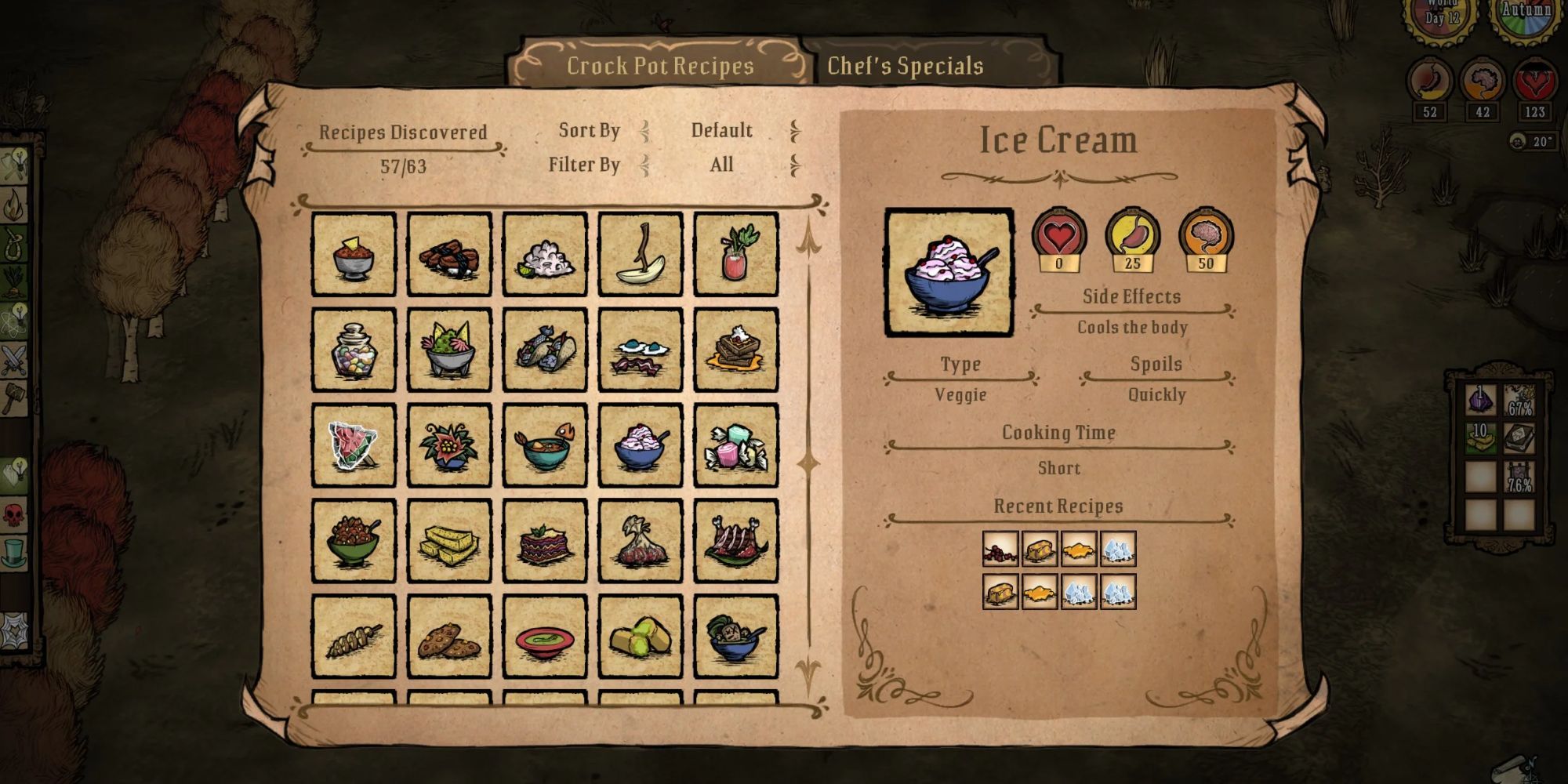 Ice Cream recipe card