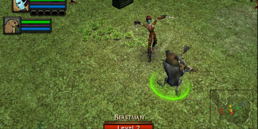 Fighting enemies in Blade Dancer Lineage Of Light