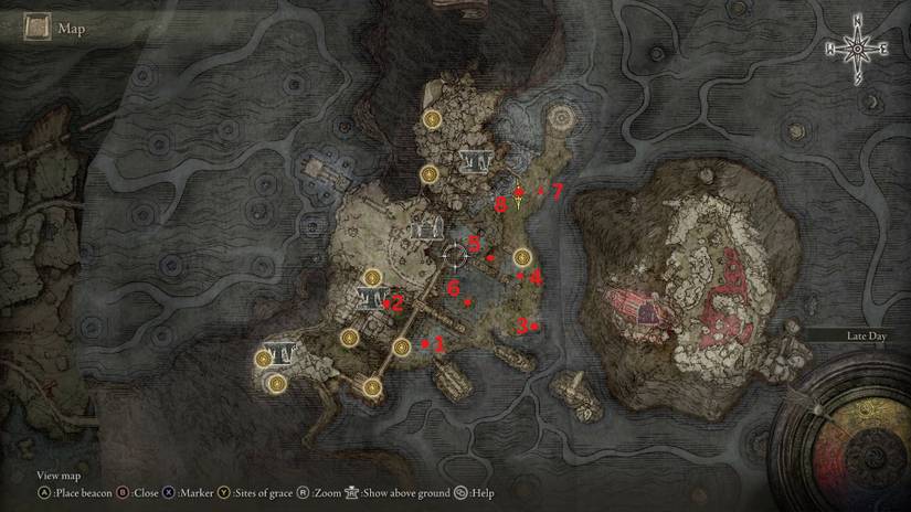 Elden Ring Ancestor Spirit Obelisk locations