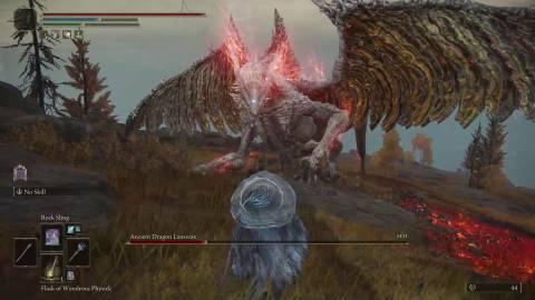 Elden Ring Ancient Dragon Lansseax fight