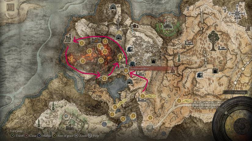 Elden Ring - Comet Azur location