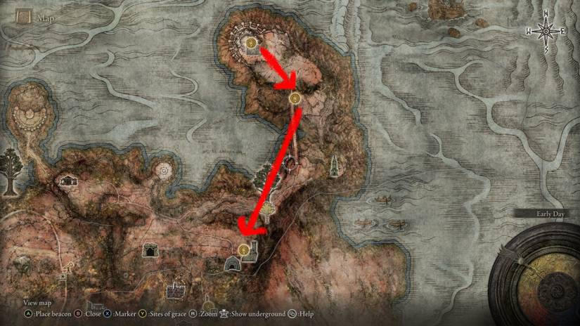 Elden Ring Fort Faroth Location