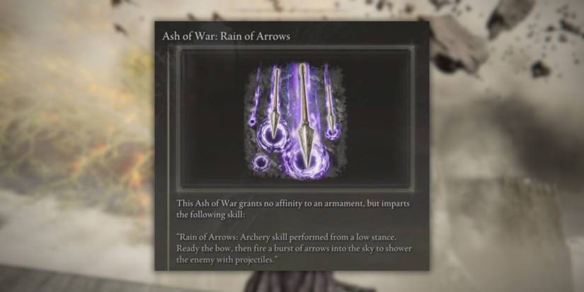 Rain Of Arrows Ash Of War in Elden Ring