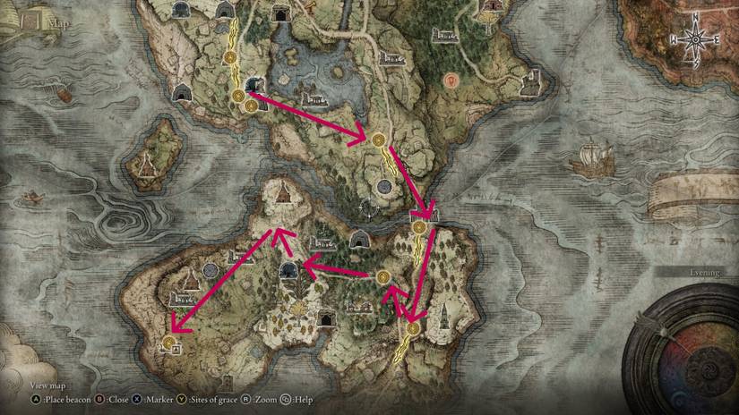 Elden Ring Weeping Peninsula Isolated Merchant