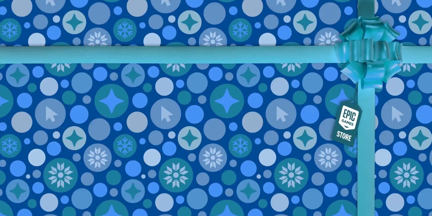 epic games store blue wrapping paper