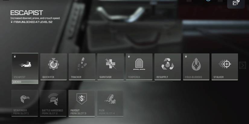escapist perk mw3