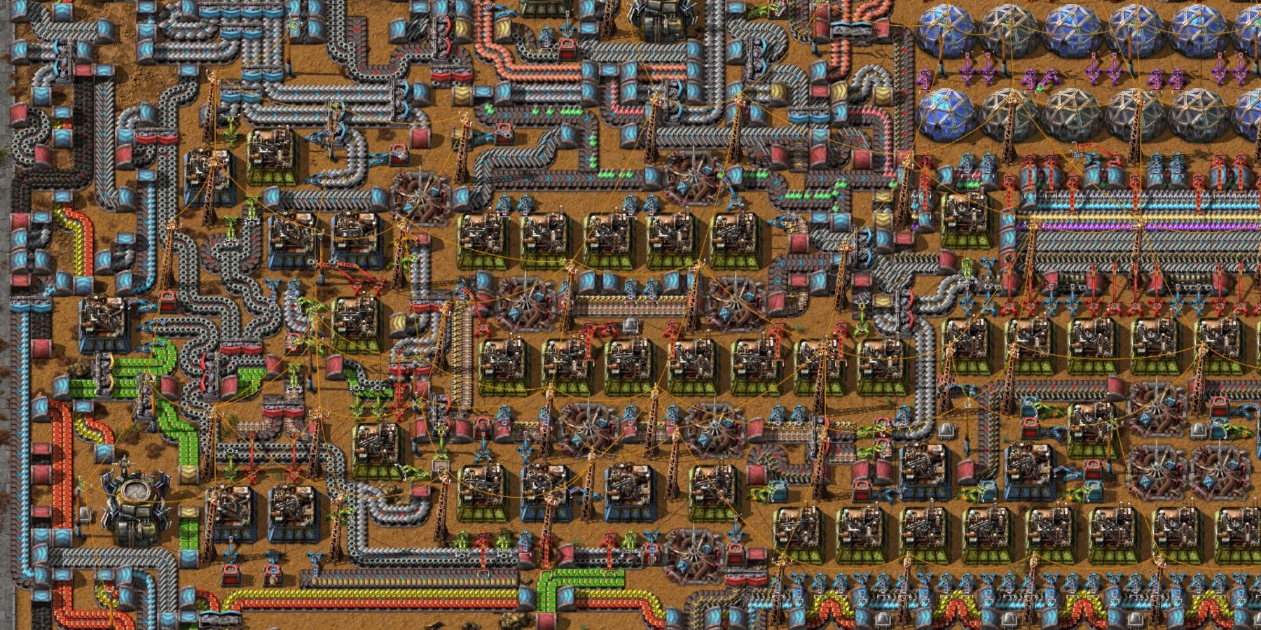 A look at some of the parts in Factorio