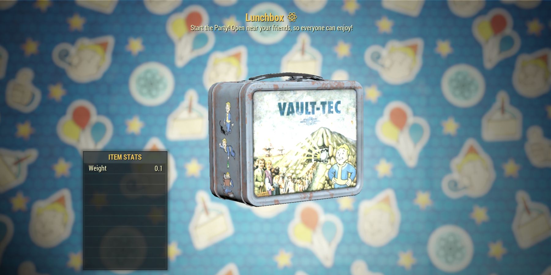 Fallout 76 XP Buffs Lunchbox
