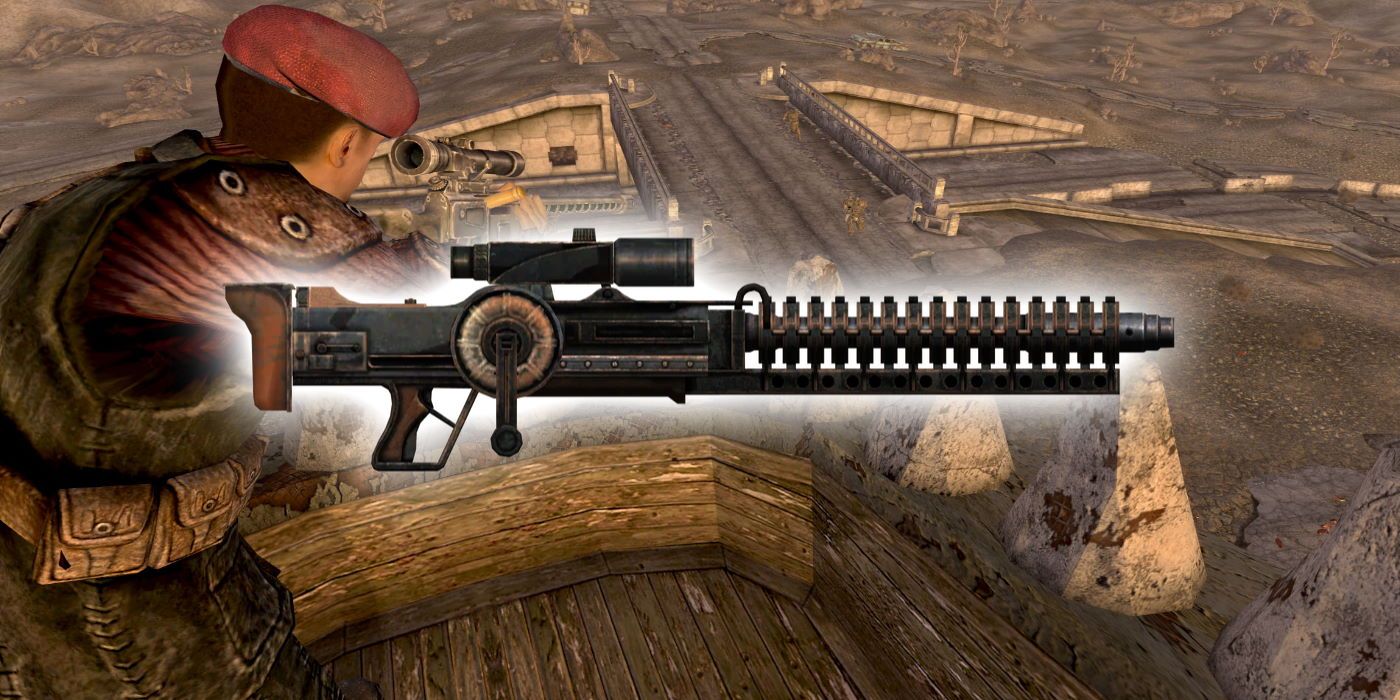 Fallout New Vegas - Best Energy Weapons - YCS-186 Gauss Rifle