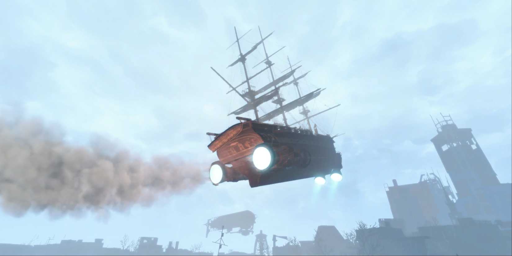 A ship as fine as this has no business being landlocked